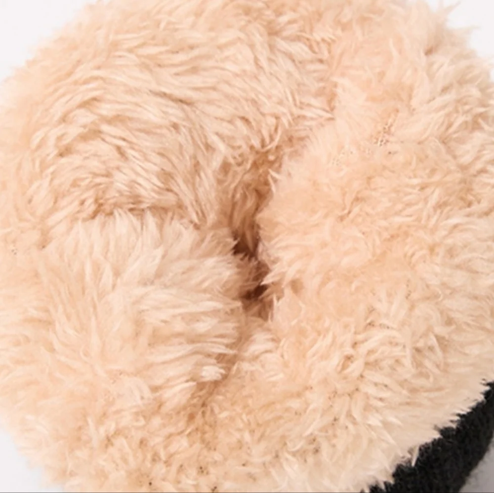 Insulated Touchscreen Plush Sherpa Lined Knit Gloves Winter Outdoor Men Women
